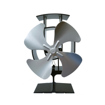 Outland fireplace fan thermal fan temperature difference electric heating stove fan 4 leaf alpaca stove heating stove fan