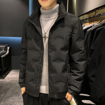 Down jacket mens short 2021 new winter light and thin trend handsome Tide brand white duck down winter jacket