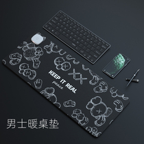 Heated mouse pad warm table pad oversized heating office computer desktop keyboard electric hand warm hand table pad mouse pad