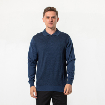 SD1077 WA brand withdrawal cabinet tail goods autumn men thin simple casual lapel 20% wool sweater