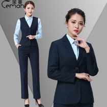 Ceman 2018 China Post Overalls Womens New Postal Savings Bank uniform jacket pants autumn and winter