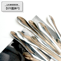 DIY plaster mixing small spoon Scented candle mixing long handle spoon DIY making tools