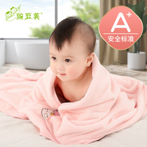 Pea pod baby bath towel newborn super soft than cotton bath absorbent baby children Winter thick cartoon embroidery