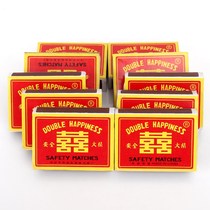 Red double happy old-fashioned nostalgic match retro fire handmade ordinary marriage safety aromatherapy fire material