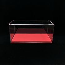 1:18 car model display box leather base integrated storage box dust cover acrylic box 1 18 boxes