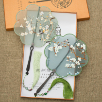 Suzhou Embroidery Fan Su Embroidery Fan Handmade Double-sided Embroidery Palace Fan Chinese Style Ancient Costume Hanfu Dance Fan Gift