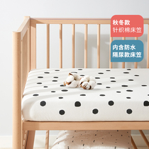 Verbeth Crib Bed Hats Cotton Kindergarten Sheets Childrens Bed Cover Baby Urine Mat Cover Spring and Summer Customized