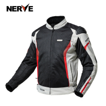 NERVE Wolf Smoke Riding Suit Motorcycle Racing Clothing Winter Insulation Jacket Cruise Rally Anti-Fall Clothes Four Seasons