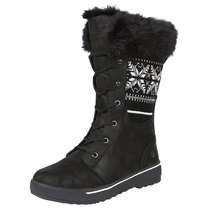 NORTHSIDE Women Shoes Winter Outdoor High Gang Anti-Chill Warm Non-slip Chenille Ganede American Snowy Boots