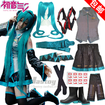Hatsuke MIKU formula suit cos lead singer Hatsui wig shoes cosplay haunted anime Full suit