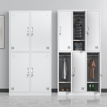 Iron staff locker four-door dormitory lockers with lock six-door bathroom change cabinet 24-door factory shoe cabinet
