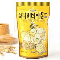 South Korea imported Tom Farm honey almond kernels 250g package butter Padan wood almond nuts Nut snacks