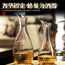 European-style creative household wine jug wine glass crystal cup glass wine jug wine dispenser home decoration decoration