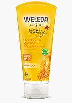 Germany Weleda Calendula Baby gentle and comfortable shampoo and bath 2-in-1 new package 9 22