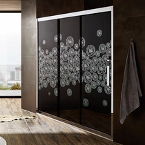 Rose Island shower room PPE bathroom whole shower room partition household bathroom sliding door type dry and wet separation
