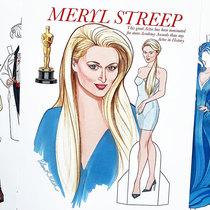 Meryl Streep Meryl Streep Covered Bridge Dream paper doll Dressup paper doll dressup