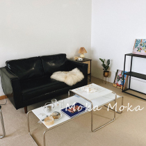 MokaMoka minimalist tea table combination Nordic ins minimalist small apartment tea table square rectangular side