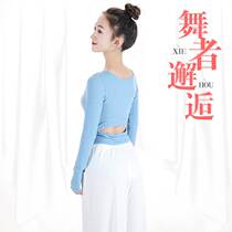Adult Art Examination Body Dance Warm Blouse Ballet Knit Sweater Yoga Dance Body Rhyming Utiliturismo for autumn and winter