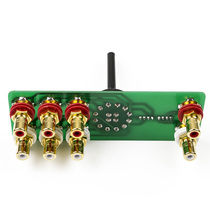 Dual channel 3-speed audio input selection switch LORLIN-UK pure copper silver plated audio source selection circuit board