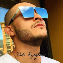 2019ins super fire European and American large frame sunglasses trendy men and womens big face square frame square anti-UV sunglasses