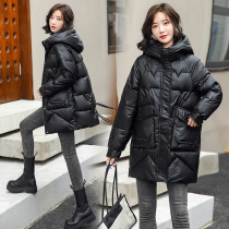 2022 Winter new thickening down cotton clothing female cotton cotton cotton loose long - range coat tide