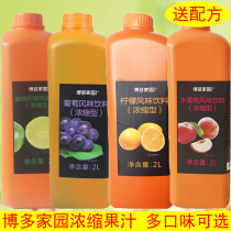 Bodo Home Concentrated Juice Kumquat Lemon Juice Drinking Special Mango Paszia Watermelon Grape Juice