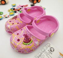 Summer childrens hole shoes childrens fashion breathable Karin fairy flat bottom bag wearing beach non-slip sandals