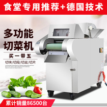 Vegetable cutting machine Commercial multifunctional automatic canteen electric stainless steel potato slicing and shredding machine Dicing machine