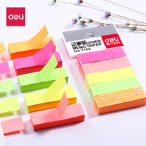 Del color Post-it notes stickers hand stickers post-notes Office school supplies 5 colors
