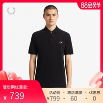 FRED PERRY menS POLO shirt 2021 summer new British casual business wheat ear embroidery trend M3XXXX