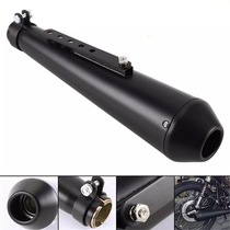Motorcycle modification antique baking paint Harley exhaust pipe cruise electroplating Earth Eagle King retro Prince straight row back pressure