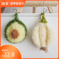 HH pure handmade acrylic toast with dishwashing cloth not stained with oil dishcloth 100 cleaning cloth easy to clean without hurting the pan