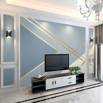 Geometric TV Background Wall Decor Wallpaper Sticker 3d Stereo Self Adhesive Wall Sticker Bedroom Cozy Wallpaper Mural