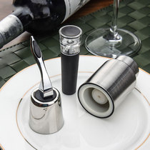 Elegant Red Wine Racing Seal Vacuuming Wine Cork Stainless creative sealing plug Soft wood stopper Home