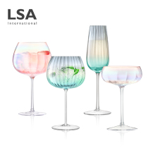 British imported LSA Pearl glass wine glass high foot Cup gradient wine glass champagne glass household
