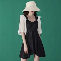 (Fairy girl house) 2021 new fairy fan Korea ins cover belly thin conservative student one-piece swimsuit female