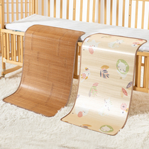 Baby mat Summer kindergarten childrens bed ice silk double-sided grass mat Students nap special crib bamboo mat