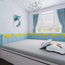 Tatami Wall soft bag 2021 tatami anti-collision self-stick wall fence Kang Children anti-collision soft bag wall sticker bed