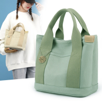 Buozzi Mommy Bag 2022 New Canvas Portable Mother and Baby Bag Multi-compartment Mommy Bag Lightweight Outing Small Satchel