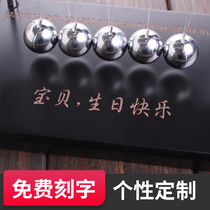 Suspension Newton swing ball permanent motion machine instrument magnetic chaos small decoration desk creative home decoration modern simple