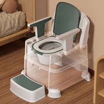 Elderly sitting chair Home Mobile toilet Reinforced Large Closet Disabled Elderly Rural Use Non-slip High-end Brands