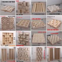 Solid Wood acoustic diffuser board sound-absorbing board soundproof body material recording studio audio-visual room ktv background wall