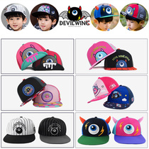 DevilWing Korean baseball cap childrens hat male tide sun hat female spring and autumn summer baby hip hop cap