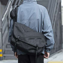 New Slanted Satchel Men Commute Backpacker Tide Day Ensemble Single Shoulder Bag Large Capacity Tooling Postman Bag Women Tide Card