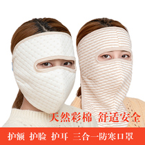 Winter cycling warm artifact face guard neck riding electric car face windproof cold cold antifreeze mask windshield full face