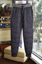 New Northeast Cold Prevention Equipment Feather Pants Men Wear Velvet Cotton Outside Men Wear Winter Press