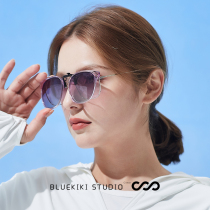 Blue its high-definition polarized ink mirror clip for men and women ultra-light anti-ultraviolet driving retro myopia sunglasses hanging sheet