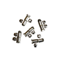 Vigorously Fire Eagle tire removal machine accessories tire pickage machine air pipe joint hollow screw small cylinder head tee joint