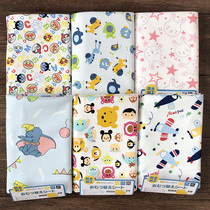 Cartoon baby cotton diaper pad child bamboo fiber breathable three-layer double-sided washable waterproof sheet Four Seasons