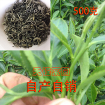 Guangdong Haifeng Lotus Mountain Alpine green tea Super 2021 new tea fried tea strong flavor tea bulk 500g